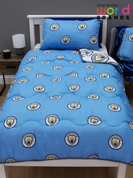 Character World Man City Crestcol 10.5 Tog Coverless Duvet (B64420) | £50 - £55