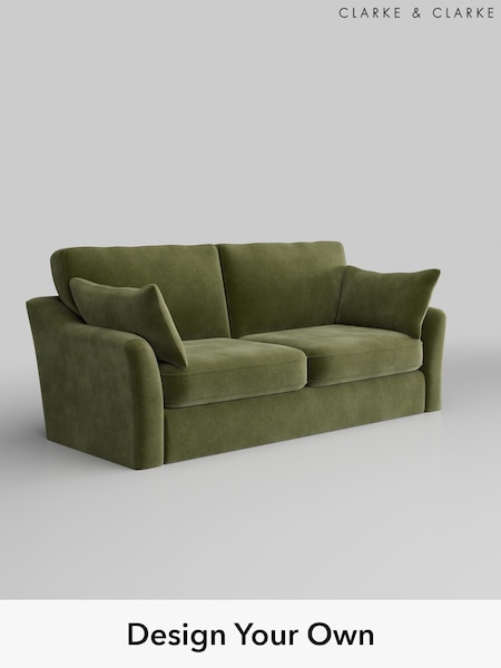 Alessia/Olive Green Freya By Clarke And Clarke (B64517) | £1,375