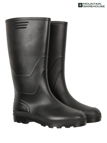 Mountain Warehouse Black Wade Mens Wellies (B64570) | £31