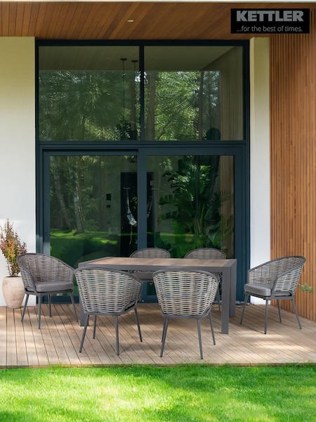 Kettler Grey Malo Garden Dining Set (B65039) | £1,600