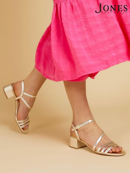 Jones Bootmaker Ginette2 Heeled Leather Sandals (B65238) | £89