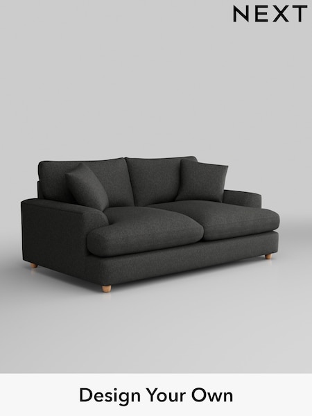 Tweedy Blend Easy Clean/Charcoal Grey Parker Platform Grand Relaxed Sit (B65555) | £1,499