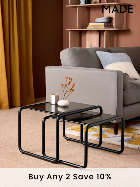 MADE.COM Black Dunston Nest of Tables (B66114) | £299