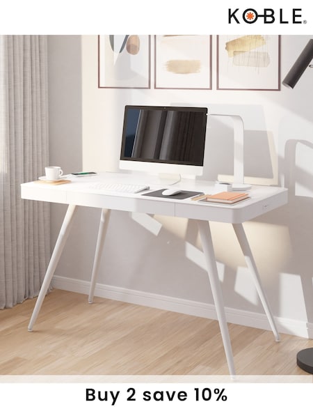 Koble White Tori Smart Desk (B66208) | £325