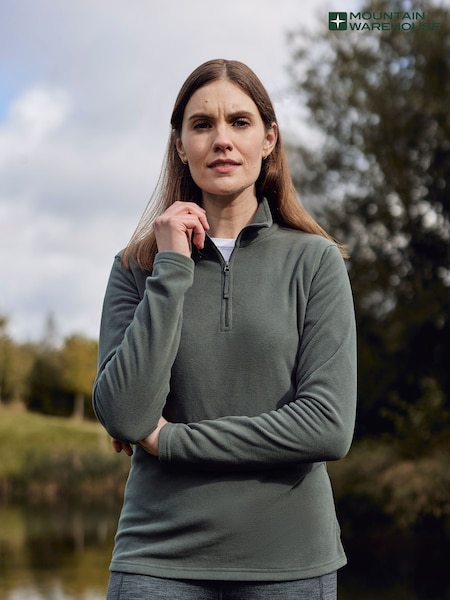 Mountain Warehouse Green Womens Camber II Fleece (B66260) | £25