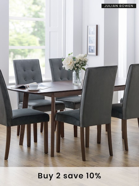 Julian Bowen Walnut Kensington Extending Dining Table (B66282) | £250