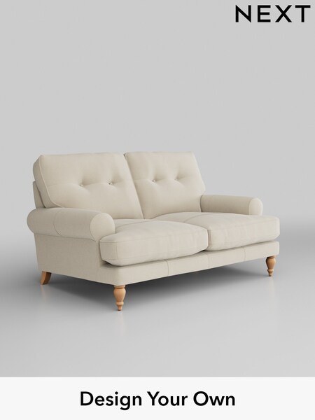 Turin Leather/Cream Erin Buttoned Back Leather Deep Sit (B66340) | £1,899
