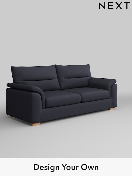 Tweedy Blend Easy Clean/Dark Slate Blue Hayden Highback (B66345) | £1,225