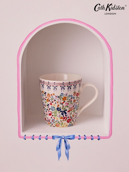Cath Kidston Harmony Ditsy Bow Stanley Mugs Set Of 4 (B66444) | £40