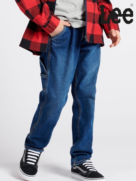 Lee Blue Boys Carpenter Denim Jeans (B66724) | £50 - £60
