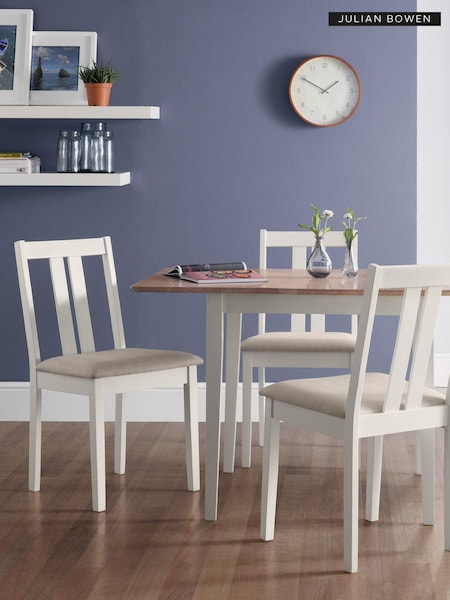 Julian Bowen Ivory Rufford Chairs Set Of 2 (B66731) | £145