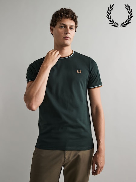 Fred Perry Twin Tipped Logo T-Shirt (B66837) | £50