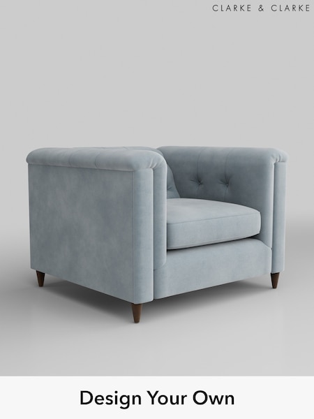Alessia/Airforce Blue Loki By Clarke And Clarke (B67268) | £1,050