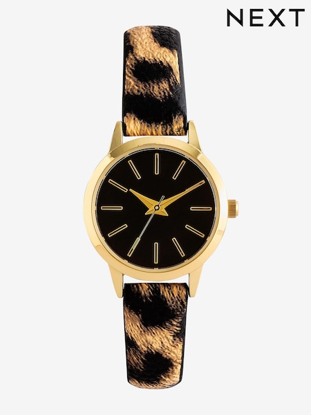 Animal Printed Strap Watch (B67361) | £30