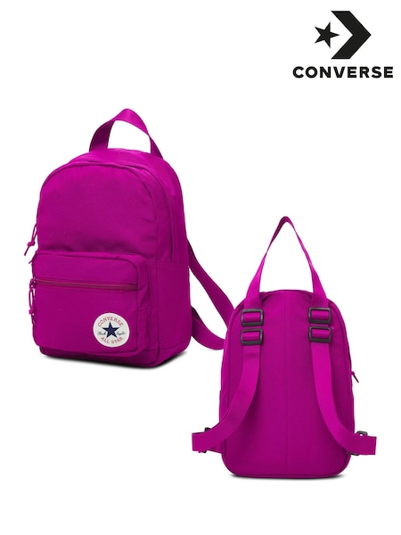 Converse Purple Go Lo 100% Cotton Backpack (B67421) | £30
