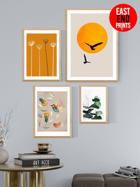 East End Prints Oak Bird Lovers Wall Set (B67518) | £170