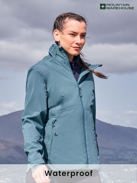 Mountain Warehouse Green Womens Vancouver II Waterproof Jacket (B67995) | £56
