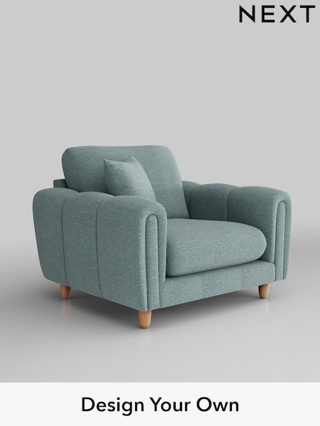 Chunky Chenille/Light Teal Green Odella (B68117) | £975