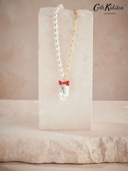 Cath Kidston Gold Tone Dog Necklace (B68151) | £30