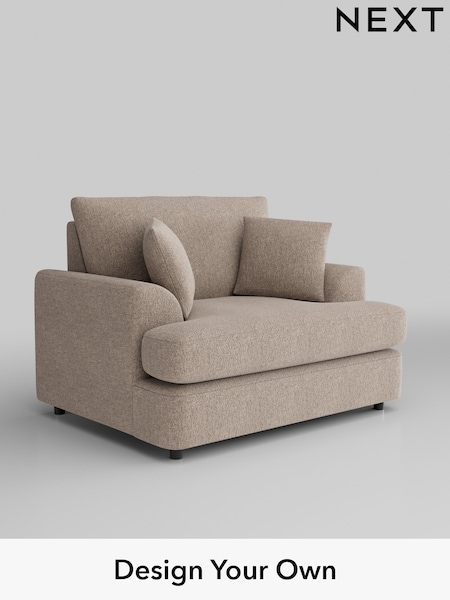 Chunky Chenille/Light Dove Parker Platform (B68191) | £975