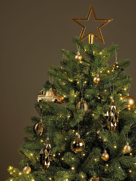 Decoris Gold 67 Piece Shatterproof Christmas Tree Decorations and Baubles (B68639) | £17