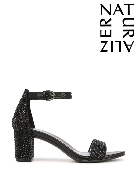 Naturalizer Vera Glitz Black Sandals (B68864) | £60