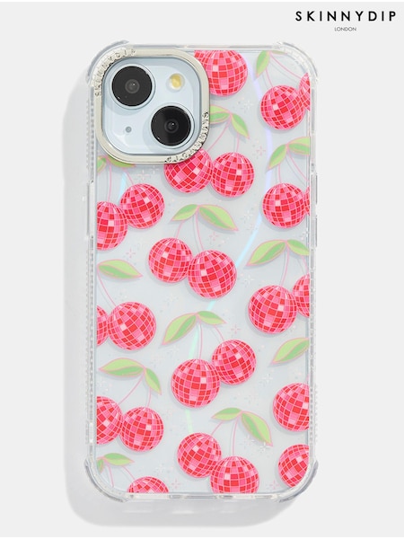 Skinnydip Disco Cherries iPhone 15 Plus Case (B68907) | £24