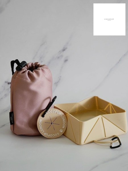 Cocopup Nude Dog  Poop Pocket Foldable Bowl and Drawstring Tre Bundle (B69304) | £26
