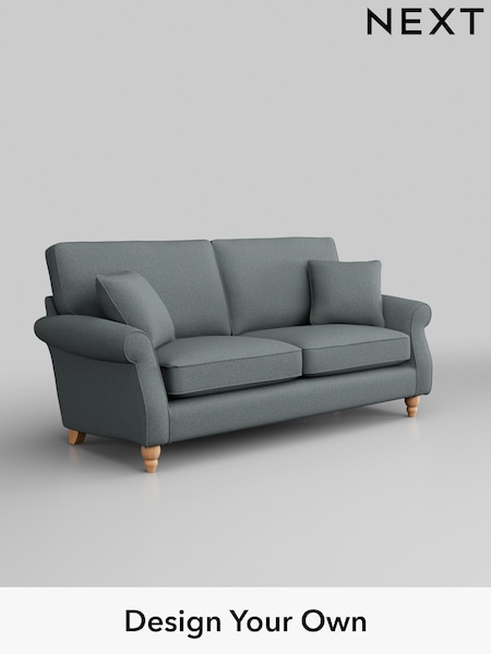 Tweedy Blend Easy Clean/Mid Slate Teal Green Ashford (B69491) | £425 - £1,999