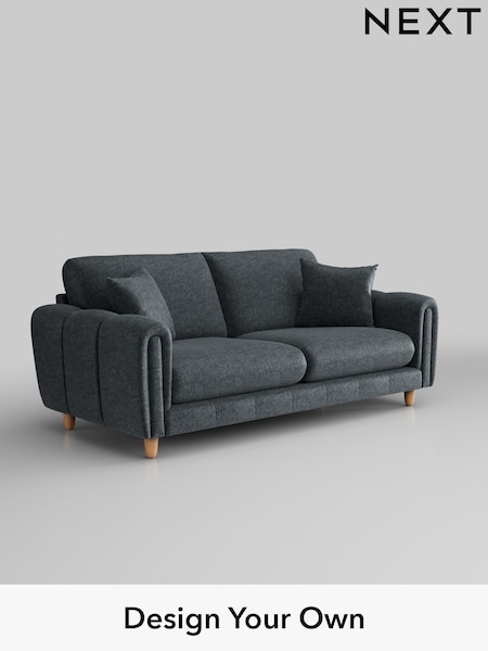 Plush Chenille/Slate Blue Odella (B69939) | £1,375