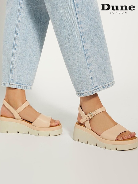 Dune London Pink Komodo Soft Upper Sandals (B70261) | £99