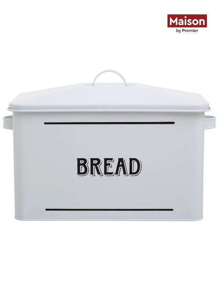 Maison by Premier Black Grocer Metal Bread Bin (B70290) | £29