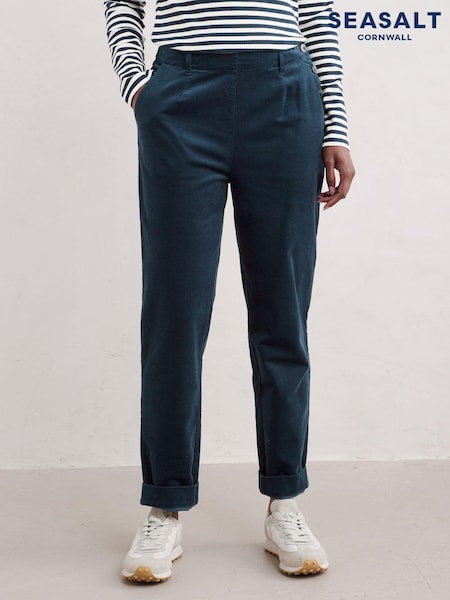 Seasalt Cornwall Blue Crackington Trousers (B70887) | £68