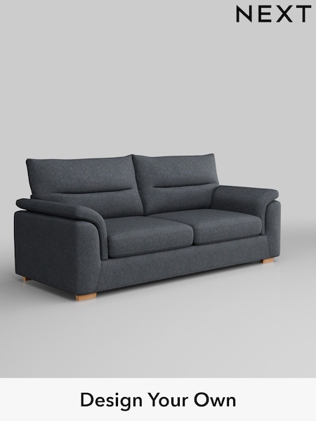 Tweedy Chenille/Navy Blue Hayden Highback (B70906) | £1,225