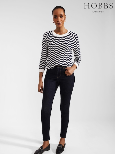 Hobbs Blue Petite Gia Jeans (B71135) | £89