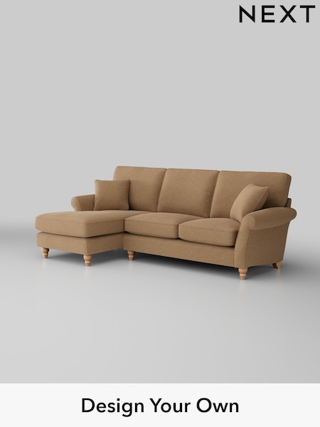 Fine Chenille Easy Clean/Mid Sand Beige Ashford (B71198) | £1,975