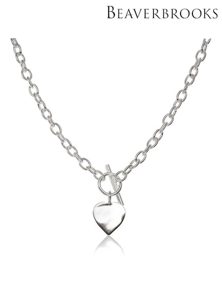 Beaverbrooks Sterling Silver Heart Necklace (B71433) | £275