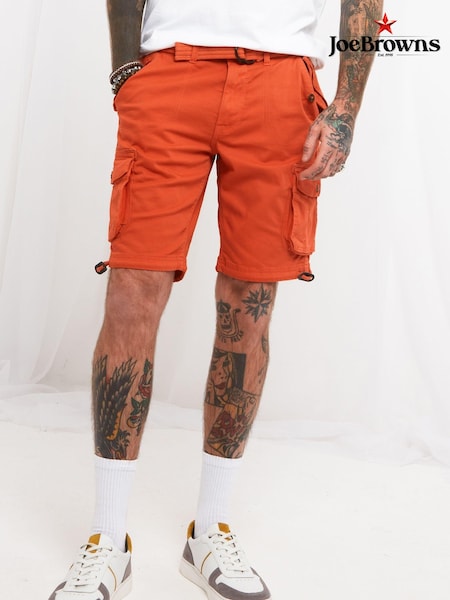 Joe Browns Orange Hit The Action Shorts (B71709) | £44