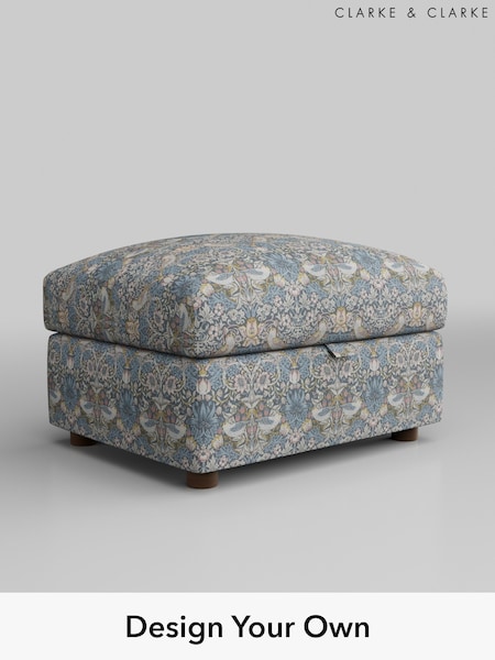 Strawberry Thief/Slate Grey Blush Erik By Clarke And Clarke (B71723) | £399