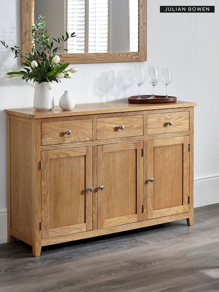 Julian Bowen Brown Mallory Large Sideboard (B72403) | £580