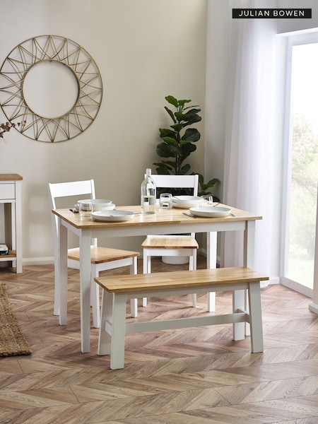 Julian Bowen Natural Linwood Small Dining Table (B73551) | £130