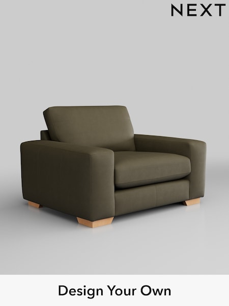 Turin Leather/Moss Green Houghton Leather Deep Sit (B73757) | £1,575