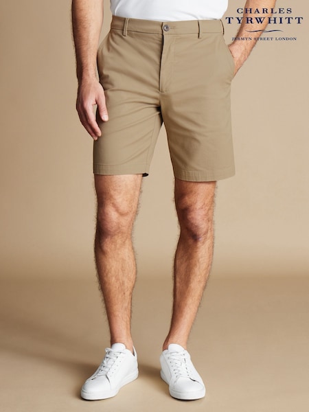 Charles Tyrwhitt Brown Cotton Shorts (B73971) | £50