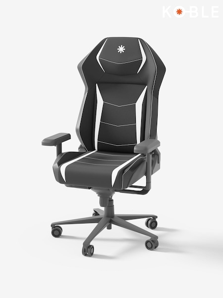 Koble White Vortex Gaming Chair (B74850) | £100