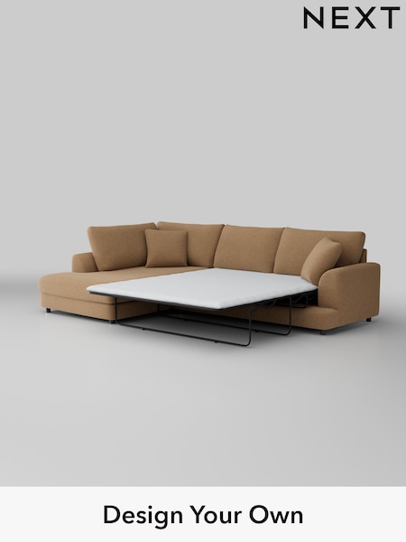 Fine Chenille Easy Clean/Mid Sand Beige Parker (B75387) | £2,525