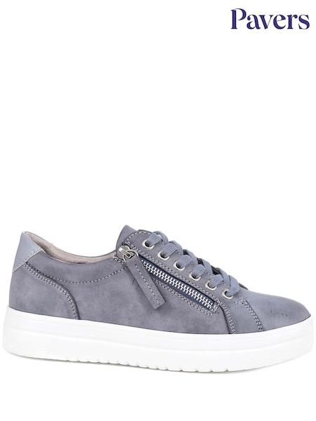 Pavers Blue Pavers Chunky Platform Trainers (B75491) | £0