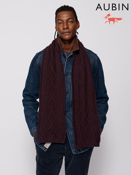 Aubin Haconby Cable Scarf (B76163) | £79