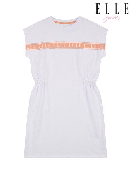 ELLE Junior Girls White Vest Dress (B76172) | £18 - £22