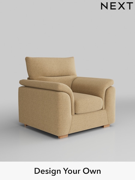 Chunky Chenille/Mid Camel Brown Hayden Highback (B76420) | £750