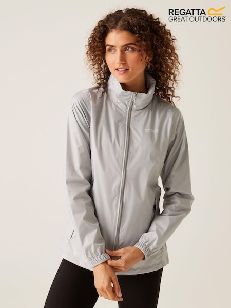 Regatta Grey Corinne IV Waterproof Jacket (B76532) | £49